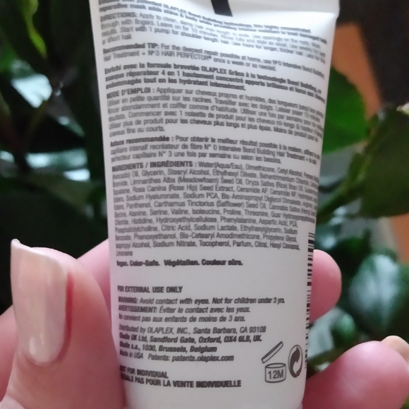 OLAPLEX No.8 Bond Intense Moisture Mask for Hair Sample Travel Size 1oz NEW - Picture 2 of 4